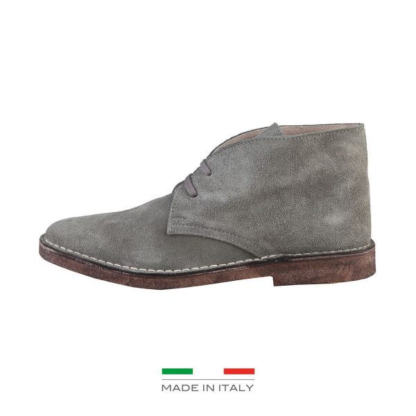 Woz Italian Men's Graphite Desert Boots Picture3: