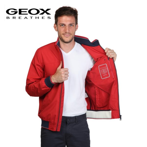 Geox Men's Light Red Jacket/Free Shipping and Returns Picture2: