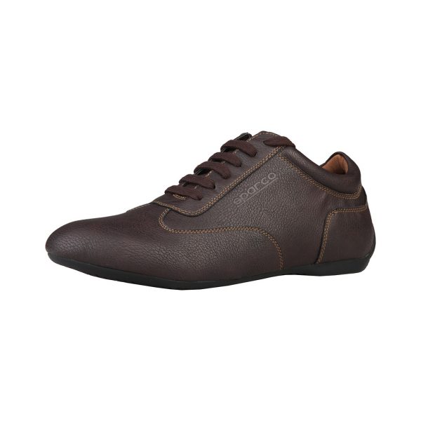 Sparco Brown Leather Imola F1 Men’s Sneakers Picture6: