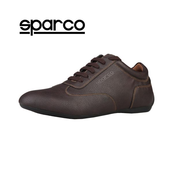 Sparco Brown Leather Imola F1 Men’s Sneakers Picture1: