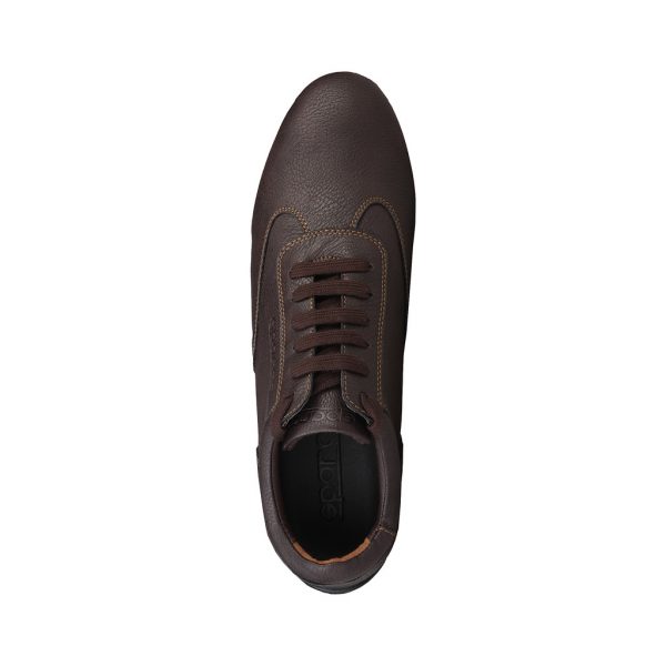 Sparco Brown Leather Imola F1 Men’s Sneakers Picture3: