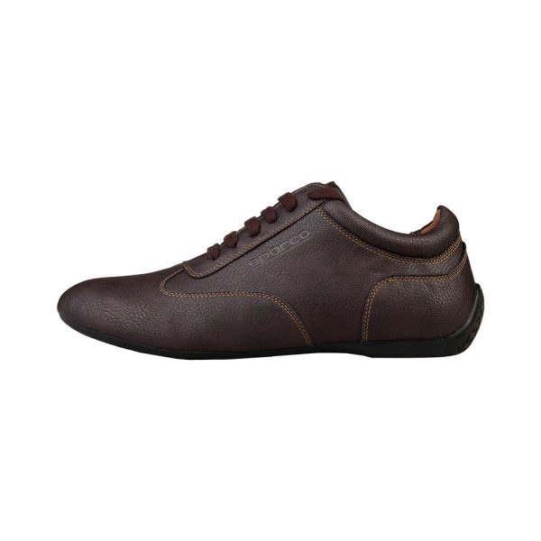 Sparco Brown Leather Imola F1 Men’s Sneakers Picture2: