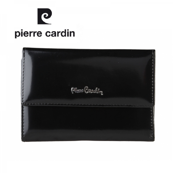 Pierre Cardin Black Wallet with Metal Logo Picture1: