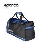Sparco S6 Blue Travel Bag Picture11: Sparco S6 is a medium-size gym or travel bag with an adjustable and removable shoulder strap with a padded insert, two handles and more. The compact lightweight design has enough room to store your essentials featuring two handles, removable and adjustable shoulder strap with Sparco printed logo.