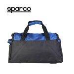Sparco S6 Blue Travel Bag Picture13: Sparco S6 is a medium-size gym or travel bag with an adjustable and removable shoulder strap with a padded insert, two handles and more. The compact lightweight design has enough room to store your essentials featuring two handles, removable and adjustable shoulder strap with Sparco printed logo.