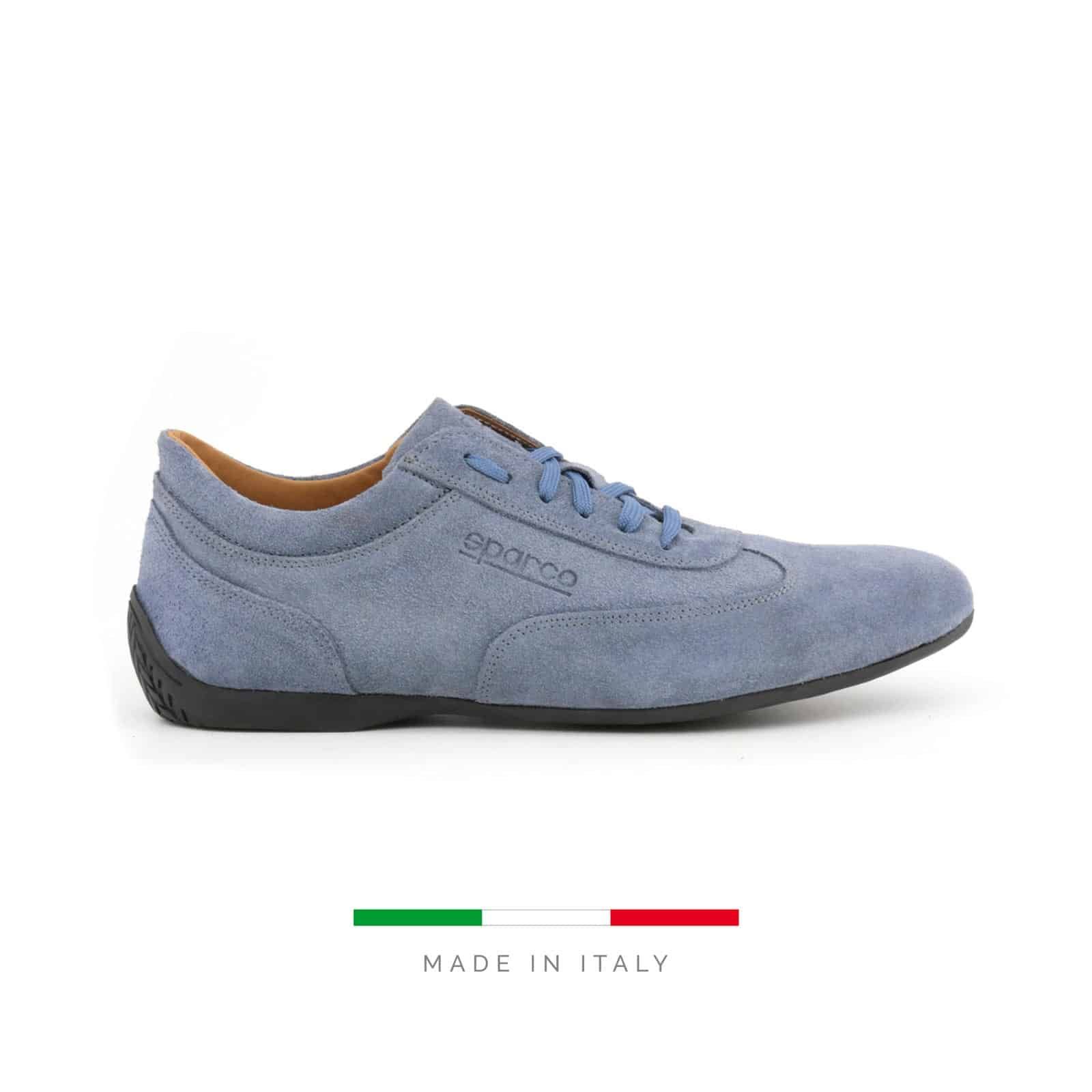 Sparco Men's Imola GP CAM Blue Suede Shoes