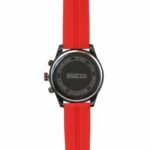 Sparco Niki Red Watch Picture10: The sporty Niki watch from Sparco accompanies you in your everyday life by providing an inimitable racing touch to your look. This model from Sparco is designed to complement differing outfits from sportswear to casual wear. The sporty design with a durable Red strap is sure to impress.