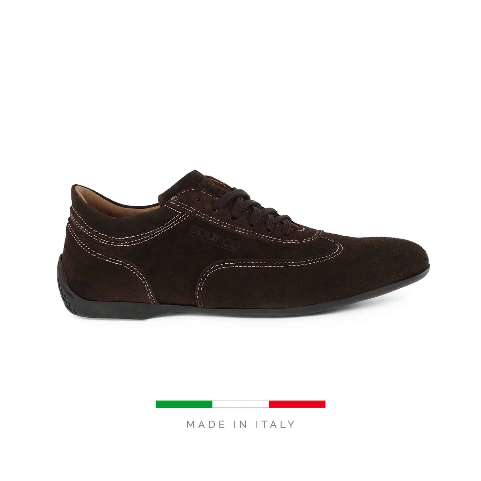 Sparco Imola-GP Brown Shoes Sneakers in Suede