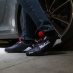 Sparco SP-F12 Black Shoes Sneakers Picture7: Designed for ultimate street durability and performance, Sparco SP-F12 Black Shoes is what you’d expect in a competition driving shoes. That is why these shoes/boots feature a thin sole for maximum pedal feel and control. The sole continues up the heel's back to provide a smooth and stable pivoting point for heel-toe shifting. Comfortable shoes/boots that can be used for everyday car and motorbike driving, touring, racing, karting and even sim racing.