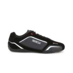 Sparco SP-F6 Black Shoes Sneakers Picture6: Designed for ultimate street durability and performance, Sparco SP-F6 Black Shoes is what you’d expect in a competition driving shoes. That is why these shoes/boots feature a thin sole for maximum pedal feel and control. The sole continues up the heel's back to provide a smooth and stable pivoting point for heel-toe shifting. Comfortable shoes/boots that can be used for everyday car and motorbike driving, touring, racing, karting and even sim racing.