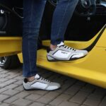Sparco SP-F6 White Shoes Sneakers Picture7: Designed for ultimate street durability and performance, Sparco SP-F6 White Shoes is what you’d expect in a competition driving shoes. That is why these shoes/boots feature a thin sole for maximum pedal feel and control. The sole continues up the heel's back to provide a smooth and stable pivoting point for heel-toe shifting. Comfortable shoes/boots that can be used for everyday car and motorbike driving, touring, racing, karting and even sim racing.