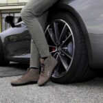 Sparco Palagio Brown Shoes Sneakers in Suede Picture7: Designed for ultimate street durability and performance, Sparco Palagio Brown Shoes Sneakers in Suede is what you’d expect in a competition driving shoes. That is why these shoes/boots feature a flexible rubber sole for maximum pedal feel and control. The sole continues up the heel's back to provide a smooth and stable pivoting point for heel-toe shifting. Comfortable shoes/boots that can be used for everyday car and motorbike driving, touring, racing, karting and even sim racing.