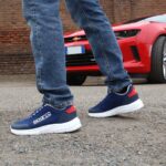 Sparco SP-FF Ultra Navy Shoes Sneakers Picture7: Designed for ultimate street durability and performance, Sparco SP-FF-Ultra Blue/Navy Shoes is ideal for everyday driving. It features a flexible sole for comfort and and control. Exclusive Italian design and comes with a shoes bag.