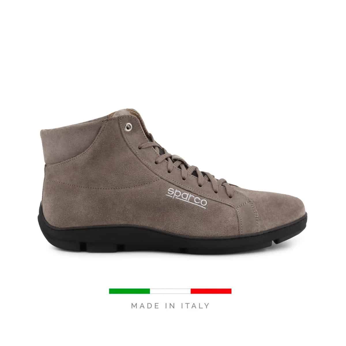 Sparco Palagio Brown Shoes Sneakers in Suede
