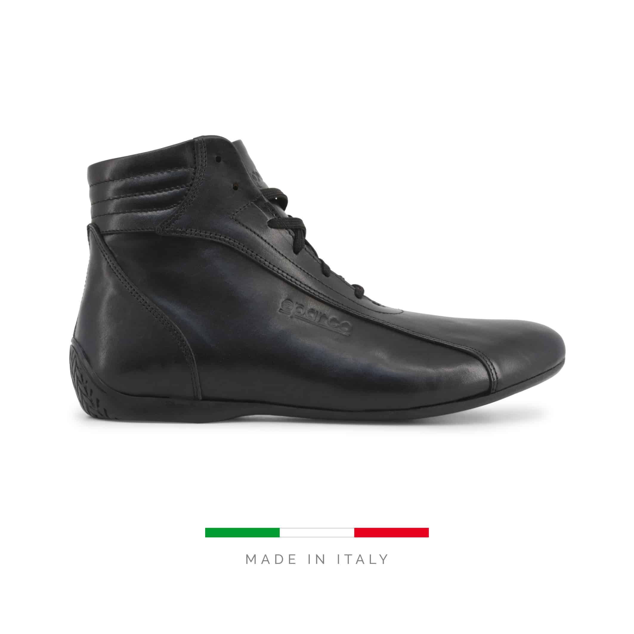 Sparco Monza-GP Black Shoes Sneakers in Leather