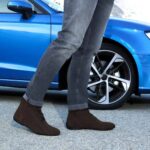 Sparco Monza-GP Brown Shoes Sneakers in Suede Picture7: Designed for ultimate street durability and performance, Sparco Monza-GP Brown Shoes Sneakers in Suede is what you’d expect in a competition driving shoes. That is why these shoes/boots feature a thin sole for maximum pedal feel and control. The sole continues up the heel's back to provide a smooth and stable pivoting point for heel-toe shifting. Comfortable shoes/boots that can be used for everyday car and motorbike driving, touring, racing, karting and even sim racing.