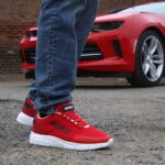 Sparco SP-FF Ultra Red Shoes Sneakers Picture7: Designed for ultimate street durability and performance, Sparco SP-FF-Ultra Red Shoes is ideal for everyday driving. It features a flexible sole for comfort and and control. Exclusive Italian design and comes with a shoes bag.