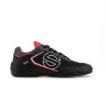 Sparco SP-F5 Black/Red Shoes Sneakers Picture6: Designed for ultimate street durability and performance, Sparco SP-F5 Black/Red Shoes is what you’d expect in a competition driving shoes. That is why these shoes/boots feature a thin sole for maximum pedal feel and control. The sole continues up the heel's back to provide a smooth and stable pivoting point for heel-toe shifting. Comfortable shoes/boots that can be used for everyday car and motorbike driving, touring, racing, karting and even sim racing.