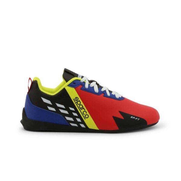 Sparco SP-FT3 Red Shoes Sneakers Picture1: Designed for ultimate street durability and performance, Sparco SP-FT3 Red Shoes is what you’d expect in a driving shoes. That is why these shoes/boots feature a thin sole for maximum pedal feel and control. The sole continues up the heel's back to provide a smooth and stable pivoting point for heel-toe shifting. Comfortable shoes/boots that can be used for everyday car and motorbike driving, touring, racing, karting and even sim racing.