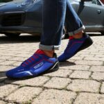 Sparco SP-F6 Blue/Red Royal Shoes Sneakers Picture7: Designed for ultimate street durability and performance, Sparco SP-F6 Blue/Red Royal Shoes is what you’d expect in a competition driving shoes. That is why these shoes/boots feature a thin sole for maximum pedal feel and control. The sole continues up the heel's back to provide a smooth and stable pivoting point for heel-toe shifting. Comfortable shoes/boots that can be used for everyday car and motorbike driving, touring, racing, karting and even sim racing.