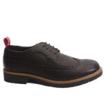 Duca di Morrone Bradford Dark Brown Lace Up Shoes Picture8: Duca di Morrone Bradford Dark Brown lace-up shoes are the ideal men's shoes for casual or office when an elegant and formal dress code is required. Upper and interior in synthetic leather, refined and quality lace-up shoes.