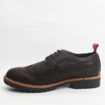 Duca di Morrone Bradford Dark Brown Lace Up Shoes Picture12: Duca di Morrone Bradford Dark Brown lace-up shoes are the ideal men's shoes for casual or office when an elegant and formal dress code is required. Upper and interior in synthetic leather, refined and quality lace-up shoes.