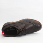 Duca di Morrone Bradford Dark Brown Lace Up Shoes Picture11: Duca di Morrone Bradford Dark Brown lace-up shoes are the ideal men's shoes for casual or office when an elegant and formal dress code is required. Upper and interior in synthetic leather, refined and quality lace-up shoes.