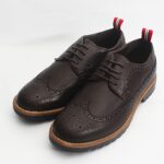 Duca di Morrone Bradford Dark Brown Lace Up Shoes Picture9: Duca di Morrone Bradford Dark Brown lace-up shoes are the ideal men's shoes for casual or office when an elegant and formal dress code is required. Upper and interior in synthetic leather, refined and quality lace-up shoes.