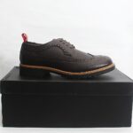 Duca di Morrone Bradford Dark Brown Lace Up Shoes Picture13: Duca di Morrone Bradford Dark Brown lace-up shoes are the ideal men's shoes for casual or office when an elegant and formal dress code is required. Upper and interior in synthetic leather, refined and quality lace-up shoes.