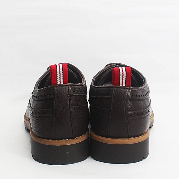 Duca di Morrone Bradford Dark Brown Lace Up Shoes Picture6: Duca di Morrone Bradford Dark Brown lace-up shoes are the ideal men's shoes for casual or office when an elegant and formal dress code is required. Upper and interior in synthetic leather, refined and quality lace-up shoes.