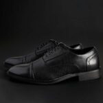 Duca di Morrone Drake Black Lace Up Shoes Picture10: Duca di Morrone Drake Black lace-up shoes are the ideal men's shoes for casual or office when an elegant and formal dress code is required. Upper and interior in synthetic leather, refined and quality lace-up shoes.