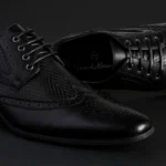 Duca di Morrone Scott Black Lace Up Shoes Picture8: Duca di Morrone Scott Black lace-up shoes are the ideal men's shoes for casual or office when an elegant and formal dress code is required. Upper and interior in synthetic leather, refined and quality lace-up shoes.