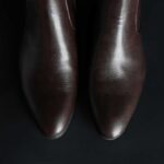 Duca di Morrone Philipps Brown Ankle Boots Chukka Dress Shoes Picture10: Duca di Morrone Philipps Brown zippered ankle boots chukka shoes are the ideal men's shoes for casual or office when an elegant and formal dress code is required. Upper and interior in synthetic leather, refined and quality elastic sides ankle boots.