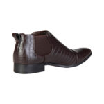 Duca di Morrone Jones Brown Ankle Boots Shoes Picture11: Duca di Morrone Jones Brown elastic sides ankle boots are the ideal men's shoes for casual or office when an elegant and formal dress code is required. Upper and interior in synthetic leather, refined and quality elastic sides ankle boots.
