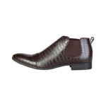 Duca di Morrone Jones Brown Ankle Boots Shoes Picture10: Duca di Morrone Jones Brown elastic sides ankle boots are the ideal men's shoes for casual or office when an elegant and formal dress code is required. Upper and interior in synthetic leather, refined and quality elastic sides ankle boots.
