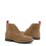 Duca di Morrone Anderson Taupe Suede Shoes Lace Up Zippered Ankle Boots Picture5: Duca di Morrone Anderson Taupe Suede Shoes Ankle Boots are the ideal men's shoes for outdoor or casual dress code. Upper and interior in synthetic suede, refined and quality Ankle Boots Shoes.