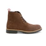 Duca di Morrone Anderson Brown Suede Shoes Lace Up Zippered Ankle Boots Picture7: Duca di Morrone Anderson Brown Suede Shoes Ankle Boots are the ideal men's shoes for outdoor or casual dress code. Upper and interior in synthetic suede, refined and quality Ankle Boots Shoes.