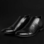Duca di Morrone Jones Black Ankle Boots Shoes Picture12: Duca di Morrone Jones Black elastic sides ankle boots are the ideal men's shoes for casual or office when an elegant and formal dress code is required. Upper and interior in synthetic leather, refined and quality elastic sides ankle boots.