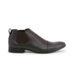 Duca di Morrone Jones Brown Ankle Boots Shoes Picture8: Duca di Morrone Jones Brown elastic sides ankle boots are the ideal men's shoes for casual or office when an elegant and formal dress code is required. Upper and interior in synthetic leather, refined and quality elastic sides ankle boots.