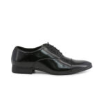 Duca di Morrone William Black Lace Up Shoes Picture5: Duca di Morrone William Black lace-up shoes are the ideal men's shoes for casual or office when an elegant and formal dress code is required. Upper and interior in synthetic leather, refined and quality lace-up shoes.
