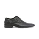 Duca di Morrone Scott Black Lace Up Shoes Picture7: Duca di Morrone Scott Black lace-up shoes are the ideal men's shoes for casual or office when an elegant and formal dress code is required. Upper and interior in synthetic leather, refined and quality lace-up shoes.