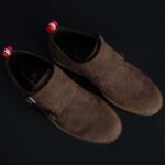 Duca di Morrone Ramsey Brown Suede Shoes Picture10: Duca di Morrone Ramsey Brown Suede buckle shoes are the ideal men's shoes for casual or office when elegant dress code is required. Upper and interior in synthetic suede, refined and quality buckle shoes.